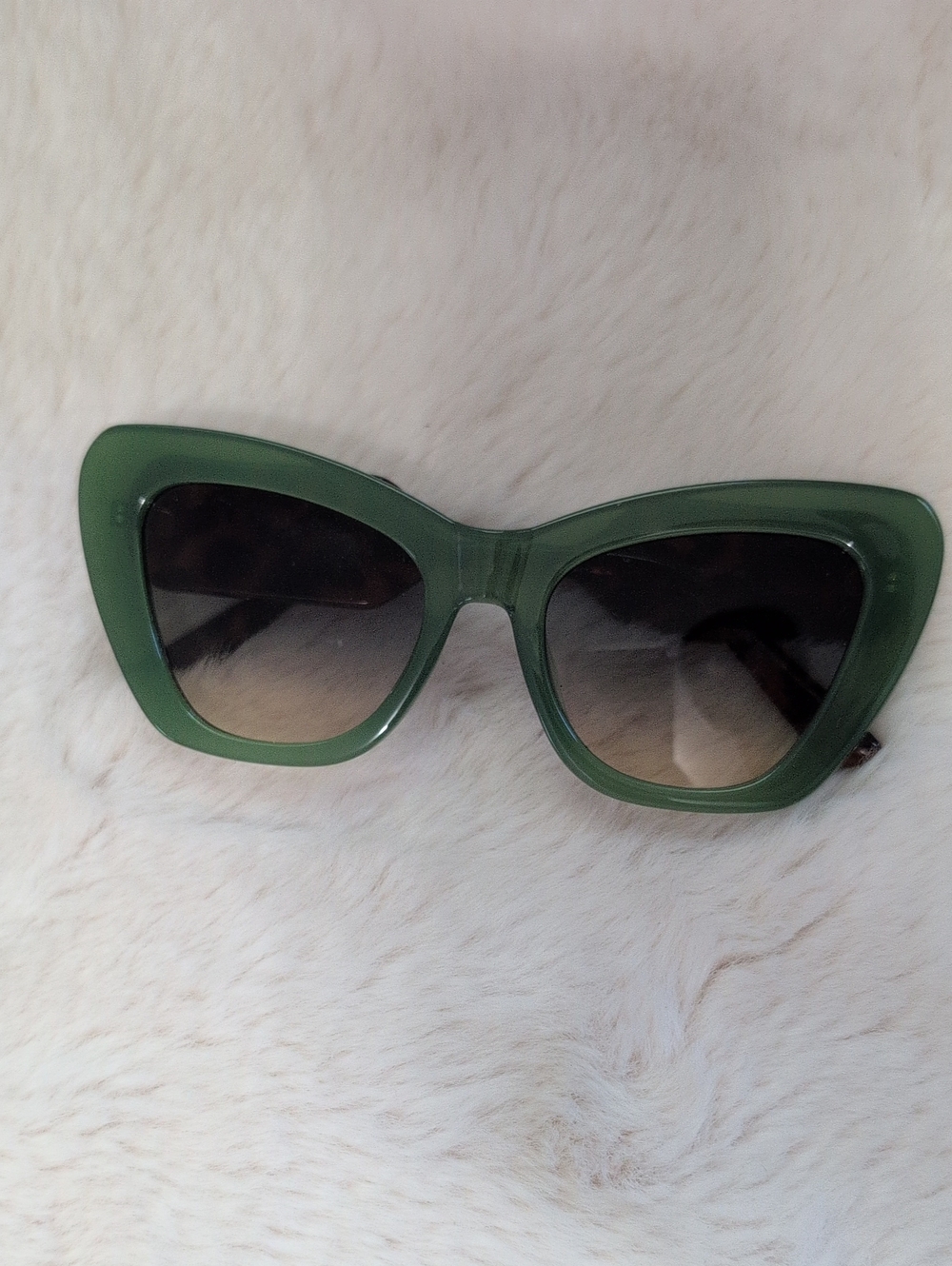 Green Cat Eye Women's Sunglasses